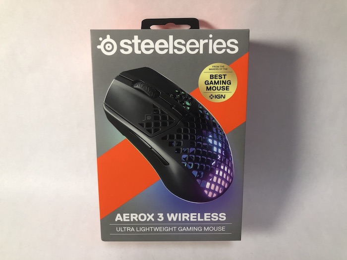 SteelSeries Aerox3 Wireless 外箱