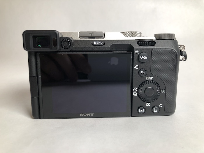 SONY a7C 背面