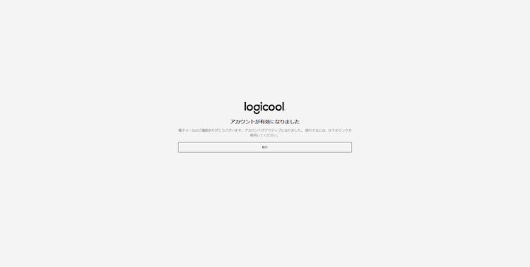 Logicool MX Master 3S Logi Options+ アカウント作成
